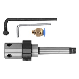 Morse Taper Arbor Ring Cutting Mandrel for Drill Ring Cutting Shaft Drill Extension Adapter Drill Chuck MT2 19.05mm Morse Taper Internal Cooling Drill Sleeve R8 Adapter