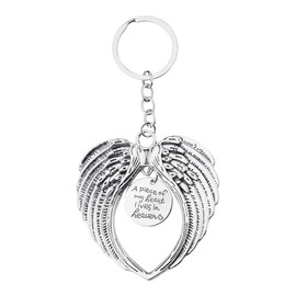 Guqqeuc Mum Dad Memorial Gifts for Men Women Mum Dad Memorial Keyring Gifts for Loss of Loved One Sympatht Bereavement Gifts for Women Men Remembrance Keyring Gift for Loss Sorry for Your Loss Gifts