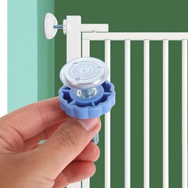INOOMP Baby Gate Screw Adapter 2pcs Pet Gate Replacement Hardware Screw-in Stair Door Fence Guard Accessories Adjustable Fence Wall Protection Anti-Slip