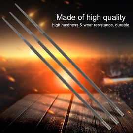 3Pcs Chain Saw Files 5.0mm Round Chainsaw Alloy Filing Sharpener Woodworking Accessory Kit for Woodwork