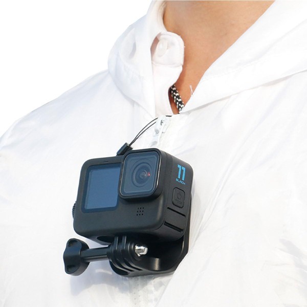 Lupholue Magnetic Chest Camera Mount, Quick Release POV Lanyard Neck
