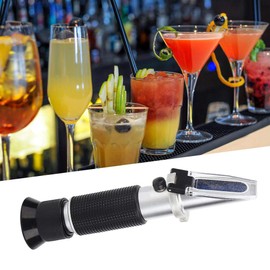 Concentration Meter, Refractometer, RHB-32ATC High Safety Factor 0-50% Sweetness for Liquid Sugar Test Measure Refractive Index Sugar Content Measure