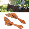 Spur Strap Artificial Leather Adjustable Western Spur Strap with Buckle