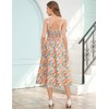 Meetjen Women's Casual Summer Dress Midi 2025 Floral Boho Dresses