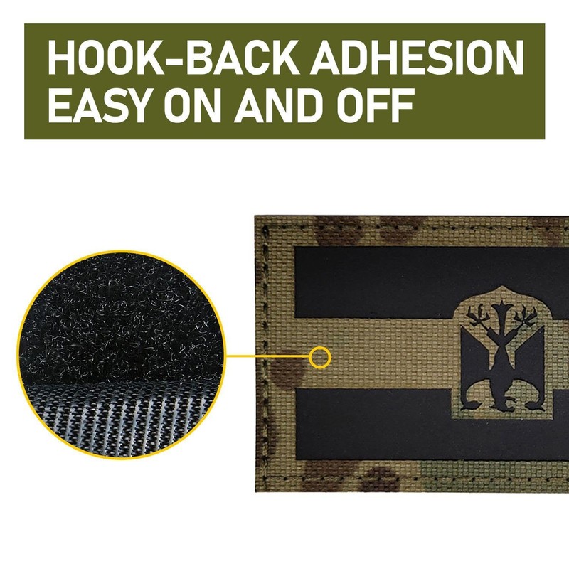 EOWVISN 1 Piece Camo Tactical Patch, Nylon Patch, Bundeswehr Patch,