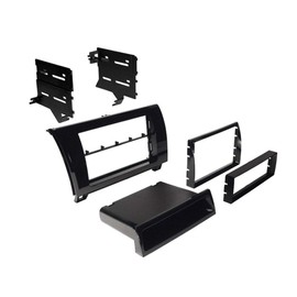 CACHÉ KIT2082 Bundle with Car Stereo Installation Kit for Toyota Tundra 2007 – 2013 in Dash Mounting Kit, Harness for Single or Double Din Radio Receiver (3 Item)