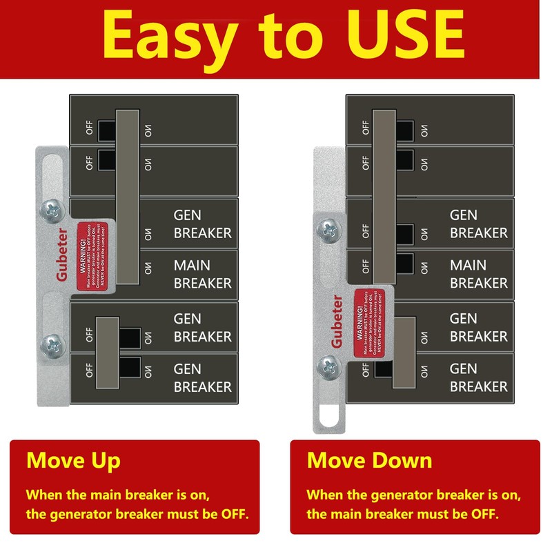 Generator Interlock Kit Compatible with Square D Generator Interlock Kit