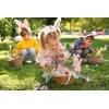 12 Wooden Easter Eggs Hand Painted with Hanger Handmade from