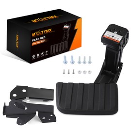 MXLTYMX Rear Bed Step Compatible with Ford F250 Super Duty F350 Super Duty 2023 2024 2025 Retractable Bumper Tailgate Step Replace VPC3Z-17A958-A 75330-01A