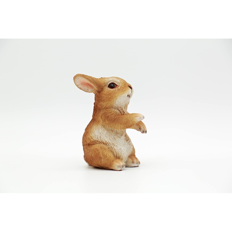 DecoTrend GmbH Decorative Figurine Small Rabbit Sitting 6 x 5.5