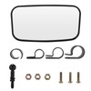 UTV Rearview Mirror Clear Panoramic ABS Glass Universal Modification for