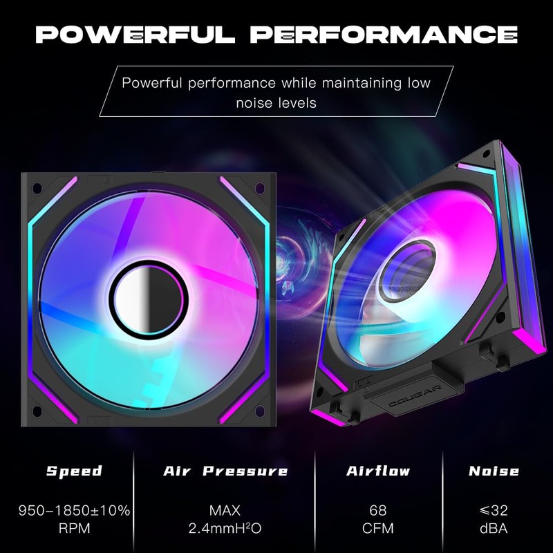 Jungle Leopard PC Fan JM-V2 120 Infinity Mirror Module Daisy-Chain