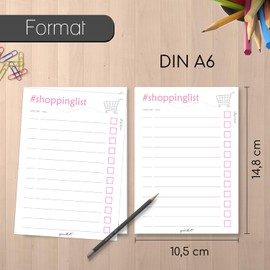2 Shopping List Notepads
