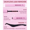 OKAYLOVE Manga Lash Clusters Kit, BUNNY 8-18mm Anime Cluster Eyelash