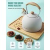 Tea Kettle, BELANKO 85 OZ / 2.5 Liter Whistling Tea