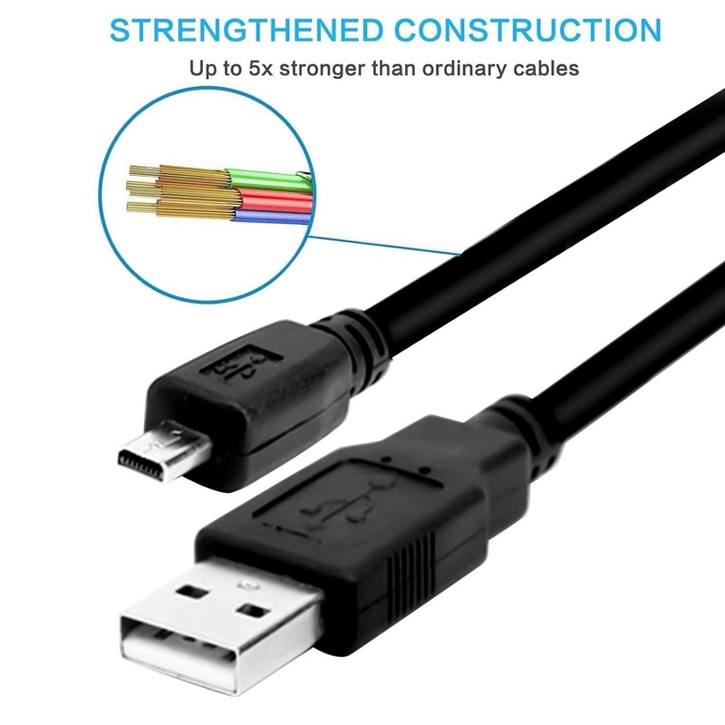 Guy-Tech USB Charger PC Charging Data Sync Cable Cord for
