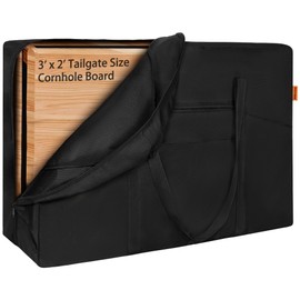 OUUTMEE Cornhole Carrying Case Fits 3' x 2' Tailgate Size Board, Cornhole Boards Bag for Cornhole Outdoor Games, Only Bag