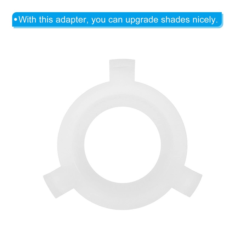 PATIKIL E27 to E14 Lamp Shade Reducing Ring, 15 Pack