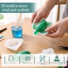 3Pcs Animal Resin Molds, Turtle Frog and Lizard Shapes Silicone