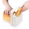 HYAM Bread Slicer, Adjustable Bread/Roast/Loaf Slicer Cutter,Folding Bread Toast Slicer