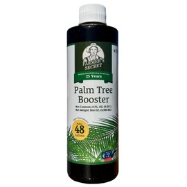 Farmer's Secret Palm Tree Booster Fertilizer (8oz) - Super Concentrated 4-15-12 Formula - Formulated for All Types of Palm Trees at All Life Stages - Outdoor and Indoor/Container Trees