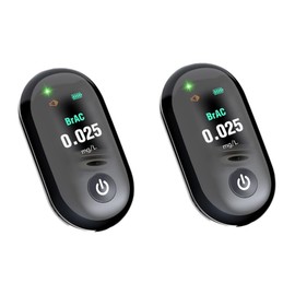 FOMIYES 2pcs Mini Alcohol Detector Breath Alcohol Tester High Precision Sensor Tft Display