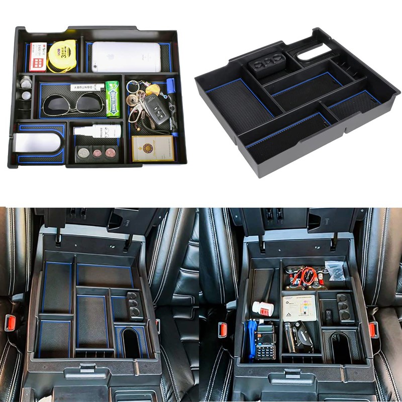 EDBETOS Center Console Tray Organizer Compatible with Toyota Tundra 2014