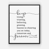 Keep Trying Trusting Believing Growing Wall Art Kids Bedroom Wall