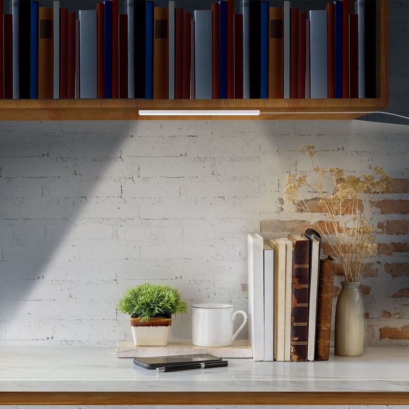 2Pack LED Under Cabinet Light LED Light Bar with USB