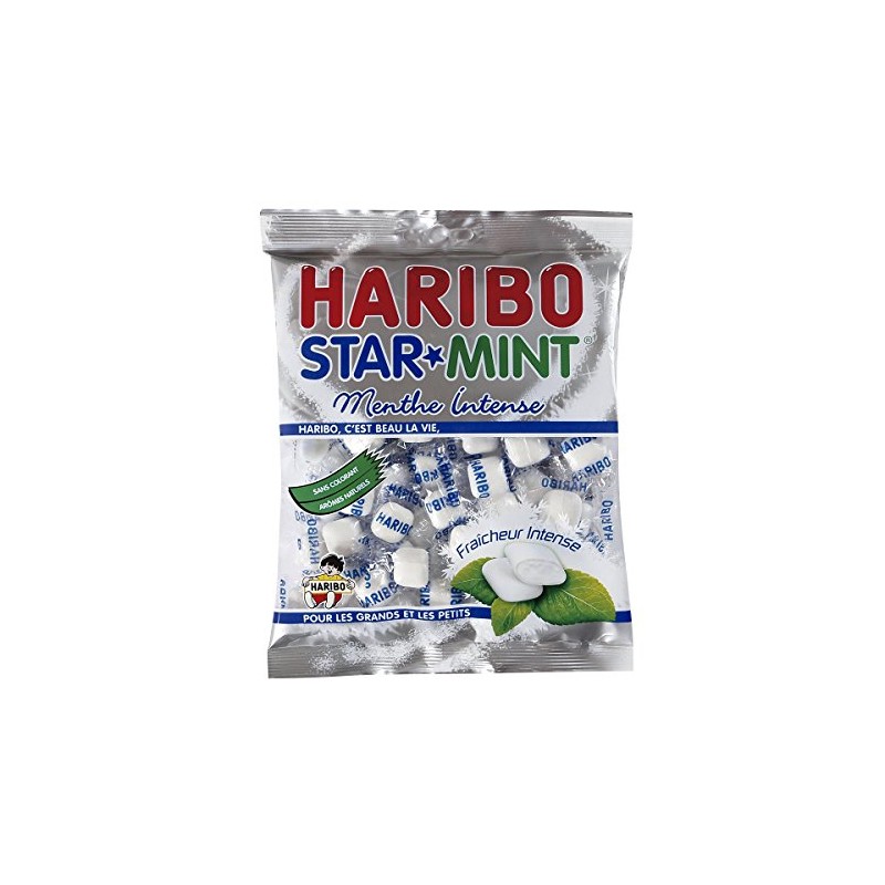 Haribo Starmint Fraîcheur Menthe Intense 200g