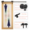 TOIMIOTIOM Sliding Barn Door Hardware Kit 8FT Sliding Rail Track