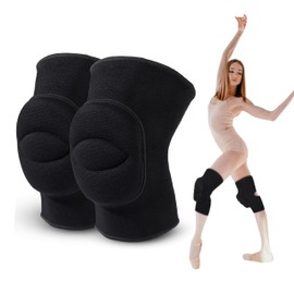 Esshogo 1 Pair Volleyball Knee Pads Foam Soft Knee Pads Elastic Sleeves Padded Knee Pads Knee Pads Elastic Breathable