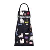 ENSIANTH Samoyed Aprons Samoyed Lover Gifts Samoyed Kitchen Aprons With
