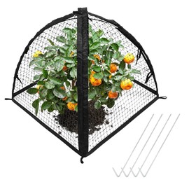 Strawberry Plant Protector,22 x22 x 22 Inch Cloche Dome for Plants,Plant Protection Tent For Plant Cages to Keep Animals Out,Mesh Plant Cover for Plant Protectors from Animals,Chicken Wire Cloche 1PC