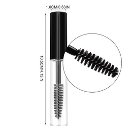 Acooruiteng Mascara Tube 5ML Empty Mascara Reusable Empty Mascara Tube Refillable Empty Mascara Tube for Castor Oil Portable Mascara Tubes for Castor Oil for DIY Cosmetics Home Travel(3 Pcs)