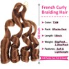 Unionbeauty French Curl Braiding Hair 18 Inch 8 Packs Pre
