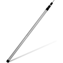 Telescopic Pole Support Pole Made of Aluminium in Various Lengths from 76 cm to 300 cm – 3 Segments for Tent, Tarp, Awning or Tarpaulin, Colour 1 Piece, Size 116-300 cm