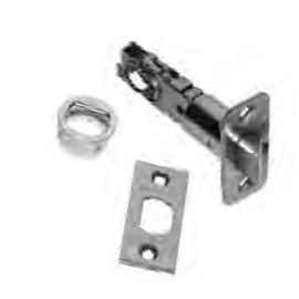 Schlage 16210613 F-Series 1 x 2.25 Inch Triple Option Round Corner, Square Corner, Drive-in Replacement Spring Latch in Oil Rubbed Bronze