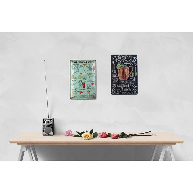 Ontrada Holzschild 20x30cm Kirchen Herb Garden Mint Thyme Holz Schild