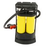 Double Barrel Foot Pump Fast Efficient Multifunction Portable Bike Floor