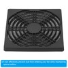 PATIKIL 120mm Fan Grill with Screws, 5 Pack ABS Resin