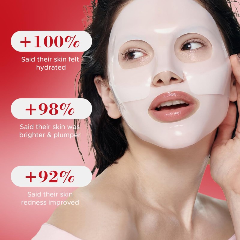 GLORA Bio collagen real deep mask 4 Pcs | Hydrogel