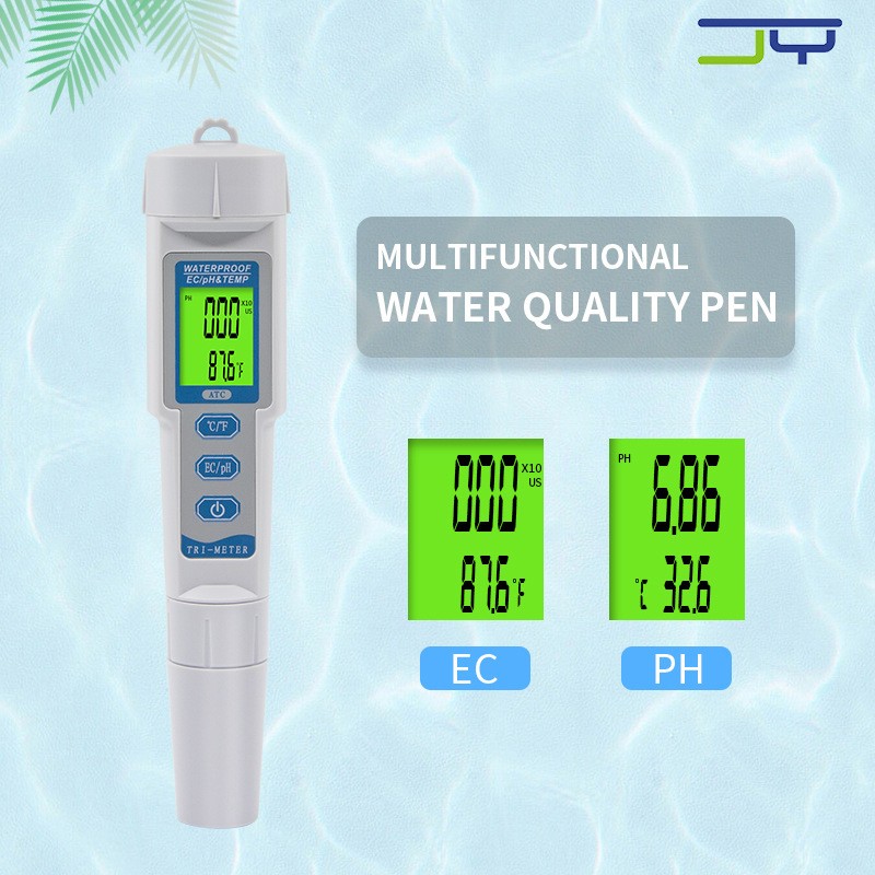 Water Quality Meter Pen Type EC PH TEMP 3 in