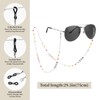 WOZEAH Eyeglass Chain for Women Stylish - Beaded Glasses Chain,