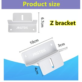 Solar Panel Mounting Brackets,Lightweight Anti-Corrosion Solar Panel Z Brackets,Solar Panel Mounts for RVs, Trailers, Boats, Yachts, Wall and Other Off Gird Roof（8 Units）