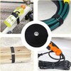 16Ft x 1In Adjustable Cable Straps with 25 Metal Buckles,