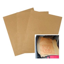 Moyishi Disposable Automotive Interior Protection Floor-Mate Eco-Barrier Recycled Paper Mat,Set of 50 20''x18''