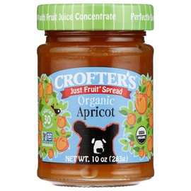Crofter's Organic, Just Fruit Spread, Apricot, 10 oz (283 g)(pack of 3)