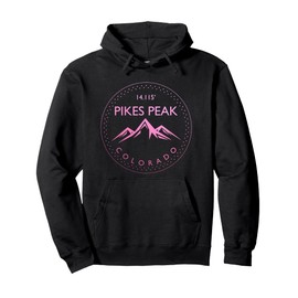 Pikes Peak Colorado Rocky Mountains Climbing Souvenirs Pullover Hoodie