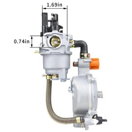 KELKONG GX160 LPG/NG Carburetor Dual Fuel Conversion Kit for Predator 4000 4375 Generator Replace for Honda GX200 168F 170F 163cc Engine